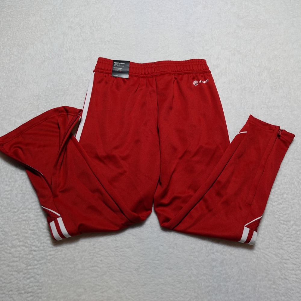 adidas Tiro 23 League Training Pants Kids XS Red White 3-Stripes HS3545